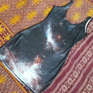 Blackmilk Galaxy Black Bodycon Dress